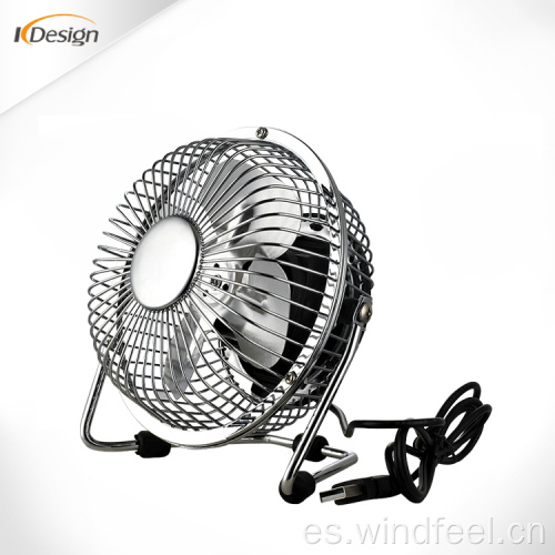 Ventilador Kaidi Venta caliente Mini ventilador de mesa de escritorio USB de 4 pulgadas